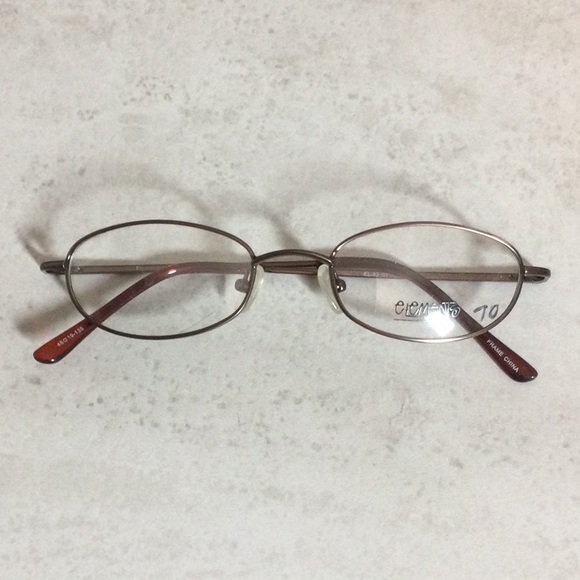 NWT Elements copper metal eyeglasses new old stock - Picture 2 of 16